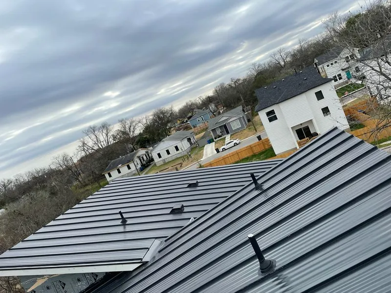 Standing seam metal roof panels with vents for Skylight Repair in Rock Island